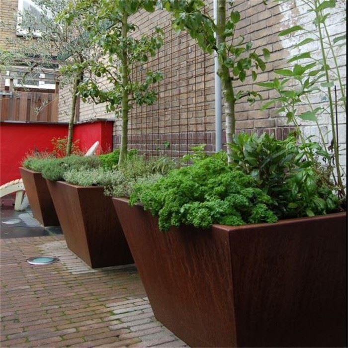 Durable Corten Steel Planters
